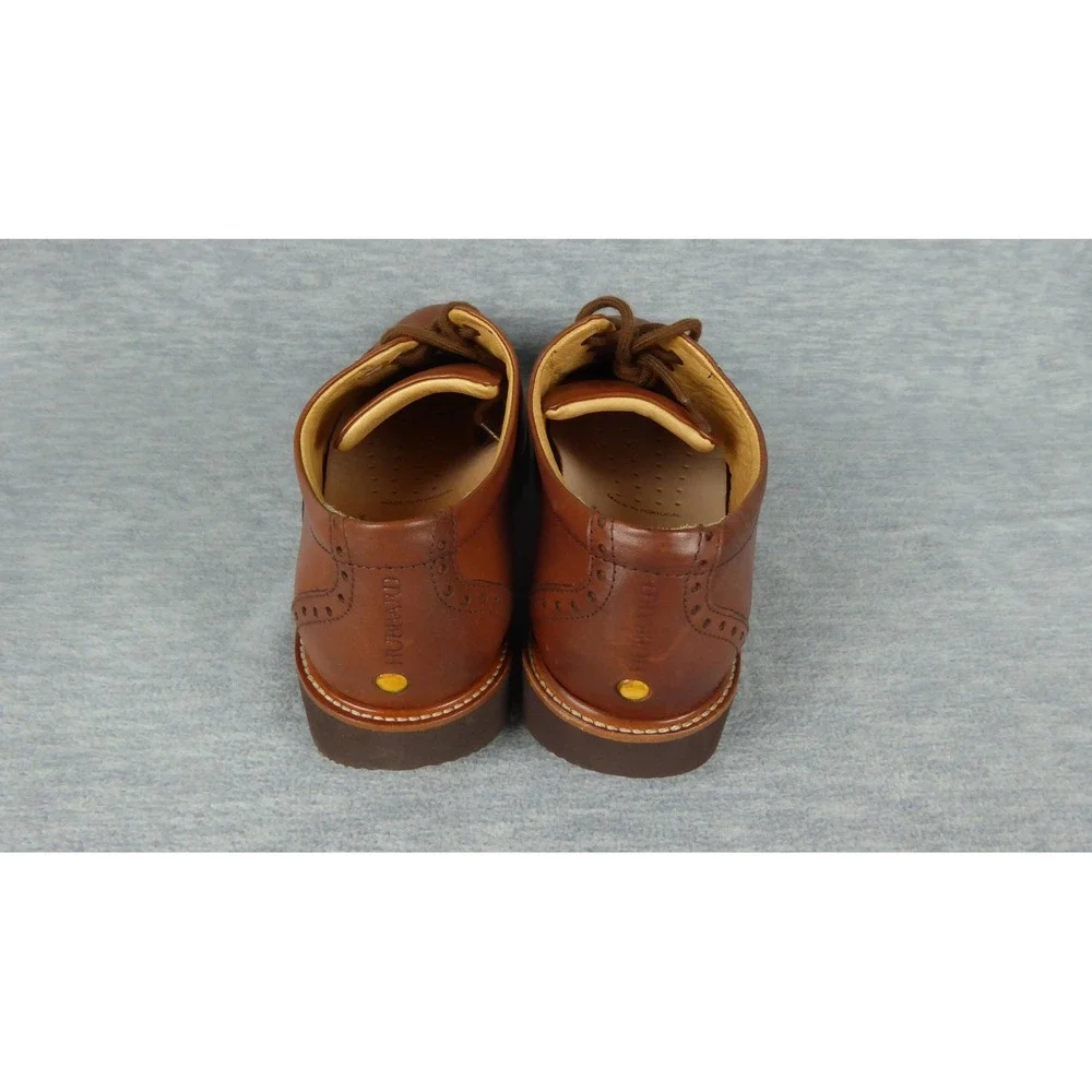 Samuel Hubbard Market Cap Shoes Mens 7 M Whiskey Brown Leather Oxford Shoes